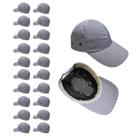 Bone com Capacete EPI Kit 20 Uni Obra Seguranca do Trabalho Casquete Construcao Reparo Oficina Resistente Protecao
