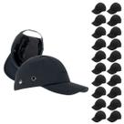 Bone com Capacete EPI Kit 20 Uni Obra Segurança do Trabalho Casquete Reparo Conserto Serviço Proteçao