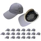 Bone com Capacete EPI Kit 20 Uni Obra Seguranca do Trabalho Casquete Reparo Construcao Oficina Conserto Protecao
