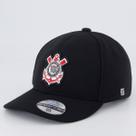 Boné Corinthians 6 Gomos Escudo Infantil Preto