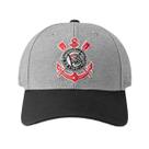 Boné Corinthians SuperCap Cinza Aba Curva Oficial Tamanho:ÚnicoCor:Cinza
