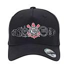 Boné Corinthians Varios Simbolos Preto