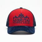 Bone Cowntry Infantil Azul Vermelho Telinha Ajustável Adulto Made In Roça Modelo:As Brutas Também Amam