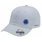 Boné Cruzeiro Bordado Frontal Lateral Branco Supercap