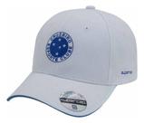Boné Cruzeiro Bordado Frontal Lateral Dora Branco Supercap