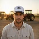 Boné Cuiudo do Agro Bruto Trucker - Branco