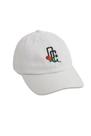 Boné Dad Hat Overcome "Rose Logo" Branco