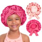 Boné de bebê YANIBEST Silk Satin para crianças, boné de dormir x2