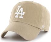 Boné de beisebol 47 Brand MLB Los Angeles Dodgers Khaki White