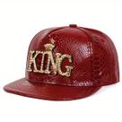 Boné de Beisebol Ajustável Unissex King - Estilo Hip Hop - Proteção Solar para Primavera/Outono