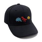 Boné de beisebol Anime Hat Three Dinosaur para homens e mulheres Boné de beisebol Anime Hat Three Dinosaur para homens e mulheres