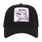 Boné de beisebol Anime Shark bordado para adultos