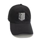 Boné de beisebol Attacks Titans Scouts Regiments Anime Snapback