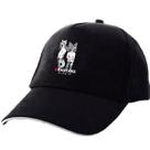Boné de beisebol Beastars Anime Masculino Feminino Esportivo Algodão Preto