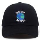 Boné de beisebol Best Moms Anime Snapback HipHop Flat A Black