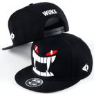 Boné de beisebol Big Teeth Casual para homens em algodão