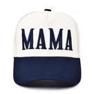 Boné de beisebol bordado KIDHABE Mama, boné de beisebol azul