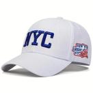 Boné de Beisebol Bordado NYC - Ajustável, Unissex, para Primavera/Outono Boné de Beisebol Bordado NYC - Ajustável, Unissex, para Primavera/Outono