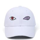 Boné de beisebol branco Sharingan para homens