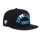 Boné de beisebol Brooklyns Anime Snapback Hip Hop Preto