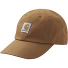 Boné de beisebol Carhartt Baby Girls Signature Canvas Brown