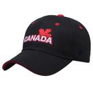 Boné de beisebol, chapéu liso, algodão bordado, letra canadense