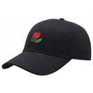 Boné de beisebol, chapéu liso de algodão com bordado rosa Boné de beisebol, chapéu liso de algodão com bordado rosa