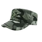 Boné de beisebol, chapéu liso de algodão com estampa de camuflagem, unissex