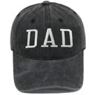 Boné de beisebol, chapéu liso de algodão lavado com bordado DAD