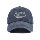 Boné de beisebol com estampa lavada com tema de xadrez unissex 56-60 cm