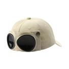 Boné de Beisebol com Óculos de Sol Aviador Masculino - Estilo Coreano - Primavera/Verão