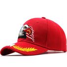 Boné de beisebol de algodão bordado com bandeira de águia unissex 54-60cm
