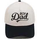 Boné de beisebol de algodão Colorblock Plain Hats BOY DAD Embro
