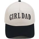 Boné de beisebol de algodão GIRL DAD com design bordado unissex