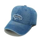 Boné de beisebol de algodão, jeans, envelhecido, estiloso, unissex