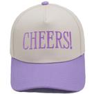 Boné de beisebol de algodão liso bordado CHEERS!” Unissex