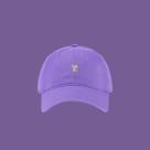 Boné de Beisebol de Algodão Roxo - Ajustável, Unissex e Personalizável