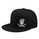 Boné de beisebol de poliéster de aba plana Chef Skull Print unissex