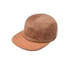Boné de beisebol de veludo de textura macia unissex de 54 a 60 cm de cabeça