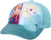 Boné de beisebol Disney Girls Princess Glitter Frozen Blue 4-7y