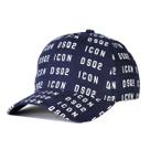 Boné de beisebol DSQU, chapéu esportivo masculino ajustável de algodão 57-59cm