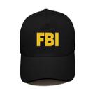 Boné de beisebol FBI Snapback Hat Anime Hip Hop Cotton 56-60cm