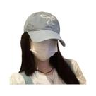 Boné De Beisebol Feminino Ajustável De Algodão Com Laço Bordado E Fecho Snapback Para Primavera E Boné De Beisebol Feminino Ajustável De Algodão Com Laço Bordado E Fecho Snapback Para Primavera E