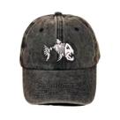 Boné de beisebol Fishs Bones Anime Snapback Hat para adultos