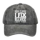 Boné de beisebol Fixs Stuffs Anime Summer Trucker para homens Boné de beisebol Fixs Stuffs Anime Summer Trucker para homens