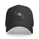 Boné de beisebol Flyjbs Ace of Spades Poker unissex preto