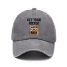 Boné de beisebol Gets Yours Kicks Anime Snapback Hat Denim Boné de beisebol Gets Yours Kicks Anime Snapback Hat Denim