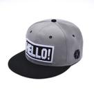 Boné de beisebol Hellos Anime Snapback Hip-Hop Flat ajustável