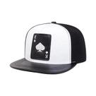Boné De Beisebol Hip Hop Em Couro PU Com Bordado De Coração De Pêssego, Ajustável, Casual, Com