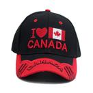 Boné de beisebol I Loves Canada Anime ajustável de 56 a 58 cm de algodão